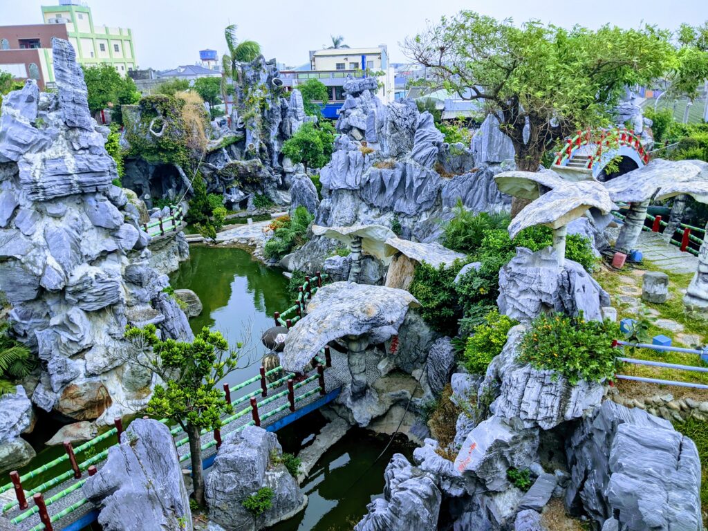 從高處眺望的五年千歲公園