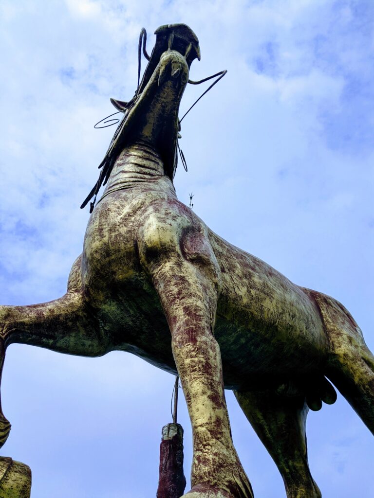 五年千歲公園的龍馬