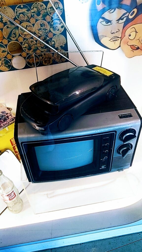 黑橋牌香腸博物館的汽車倒帶機