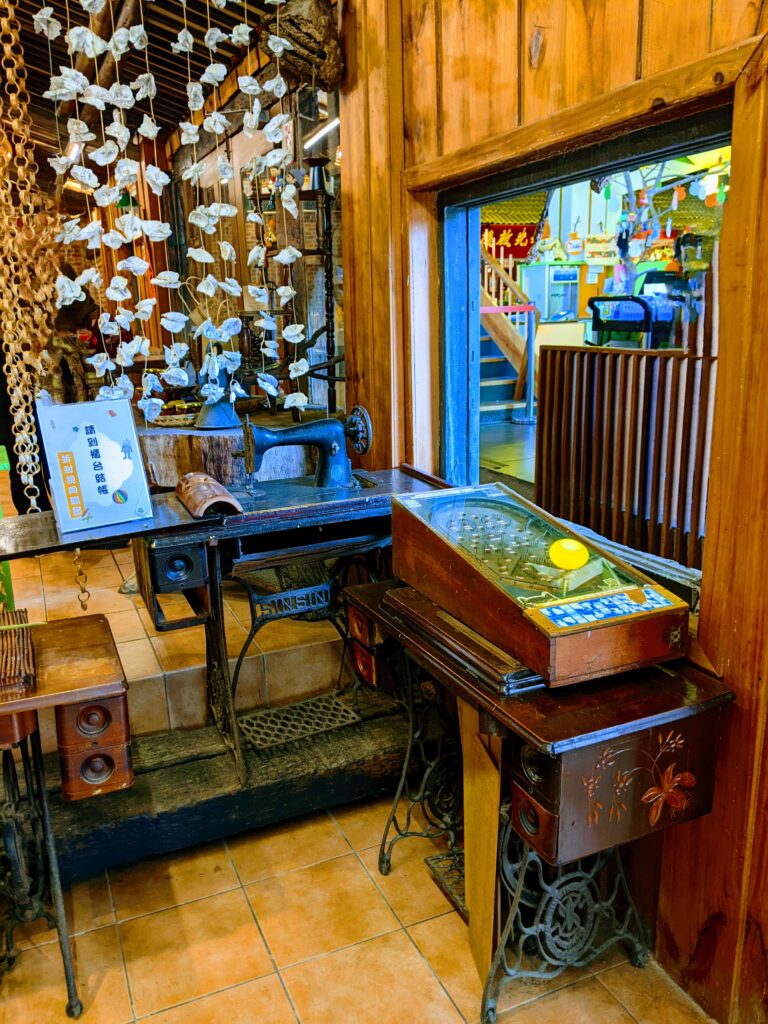 民雄金桔觀光工廠的老裁縫機