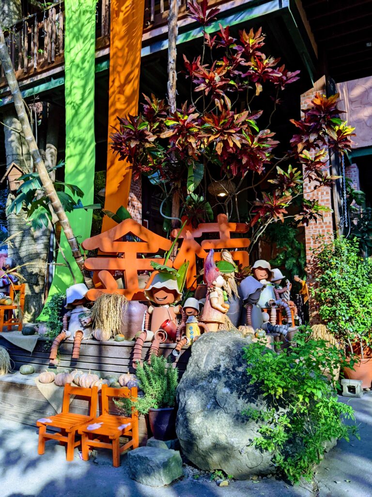 民雄金桔觀光工廠的入口擺設