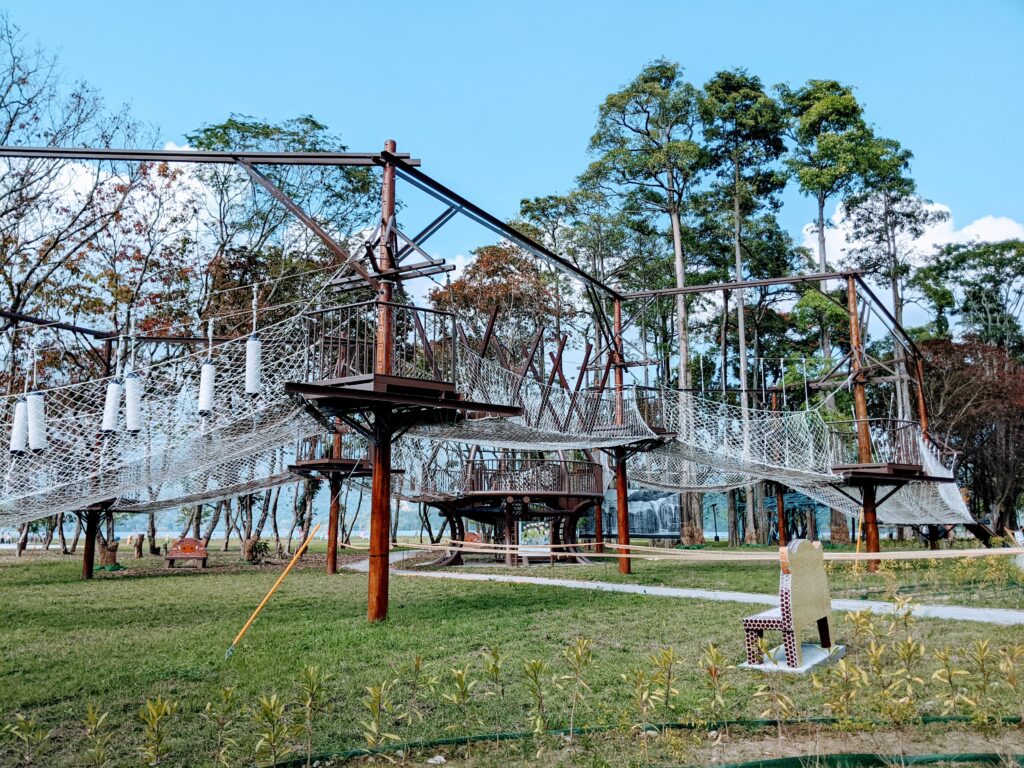 大埔湖濱公園的遊樂設施