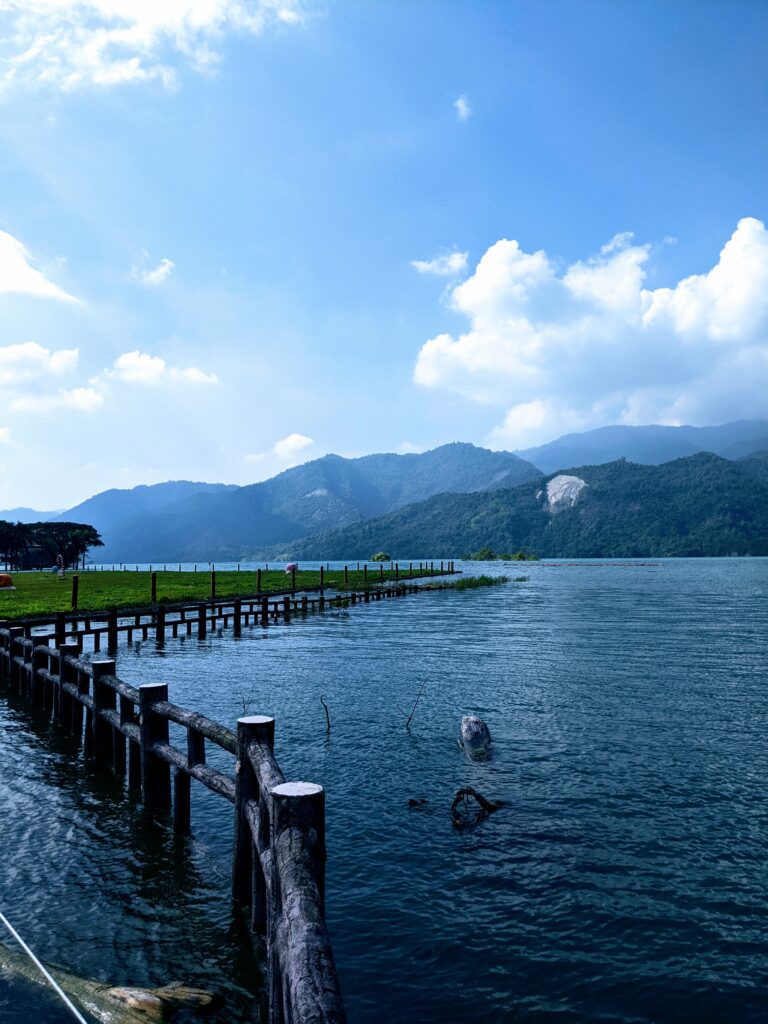 大埔湖濱公園的曾文水庫景致-3