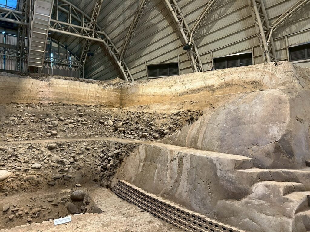 車籠埔斷層保存園區的遺址保護區近照-2