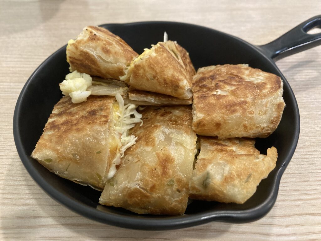 小孩先生的薯泥乳酪抓餅蛋
