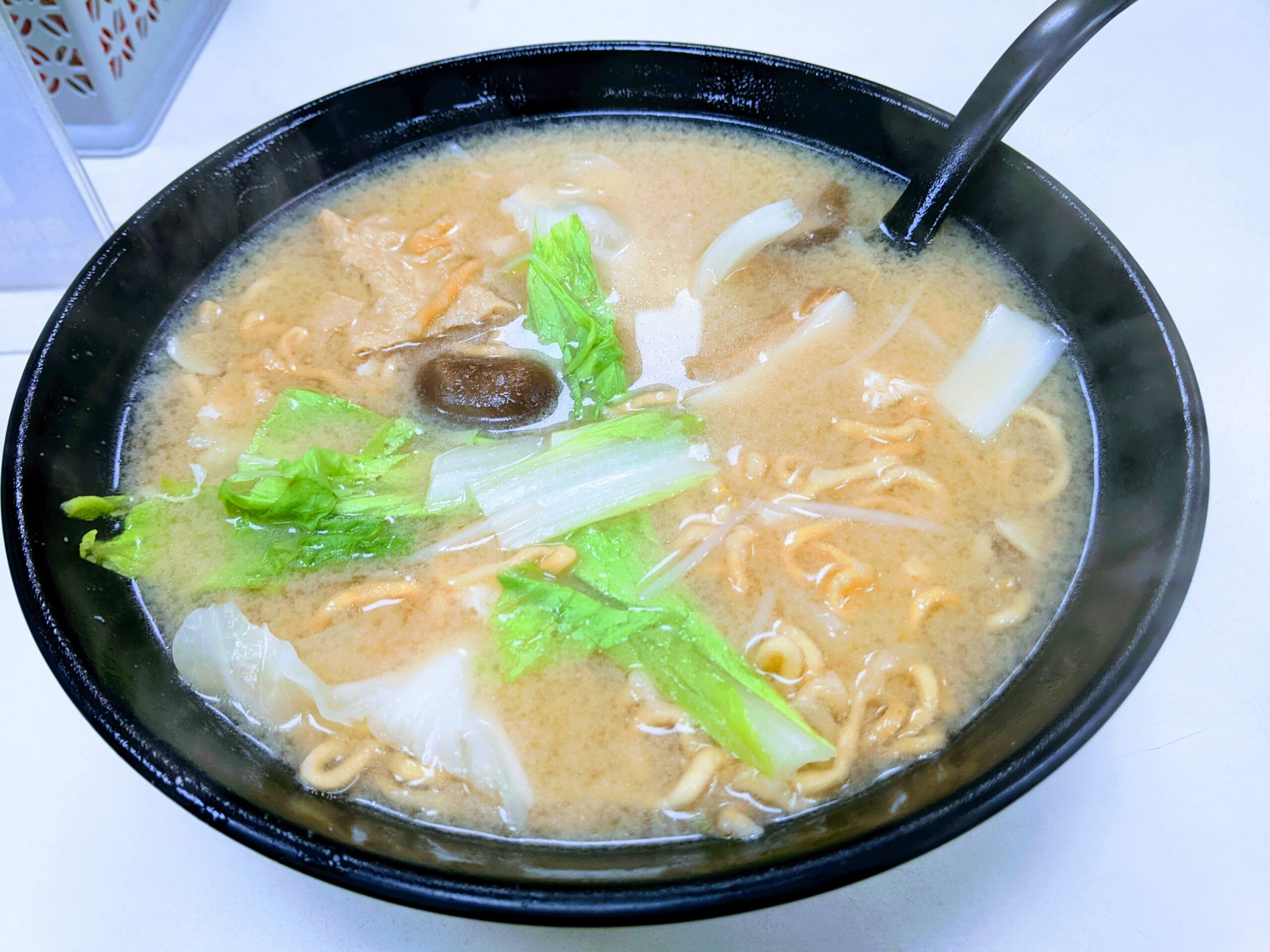 新生蔬食小館的日式味噌意麵