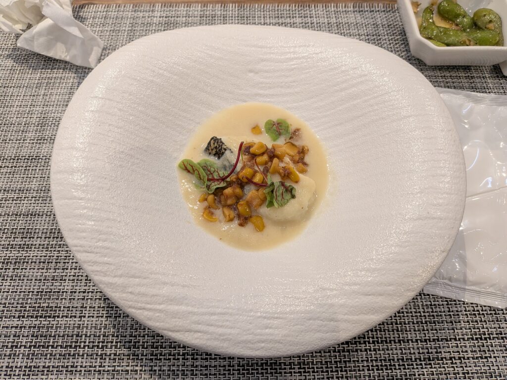 梔子花開．田秧私廚的碳燒玉米午魚花椰菜濃湯