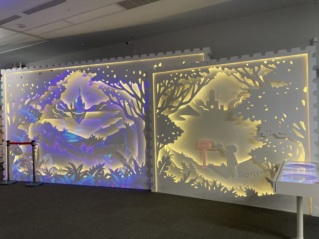 郵政博物館高雄館的LED大明信片