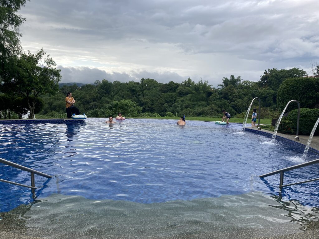 水與松森林莊園的無邊際泳池