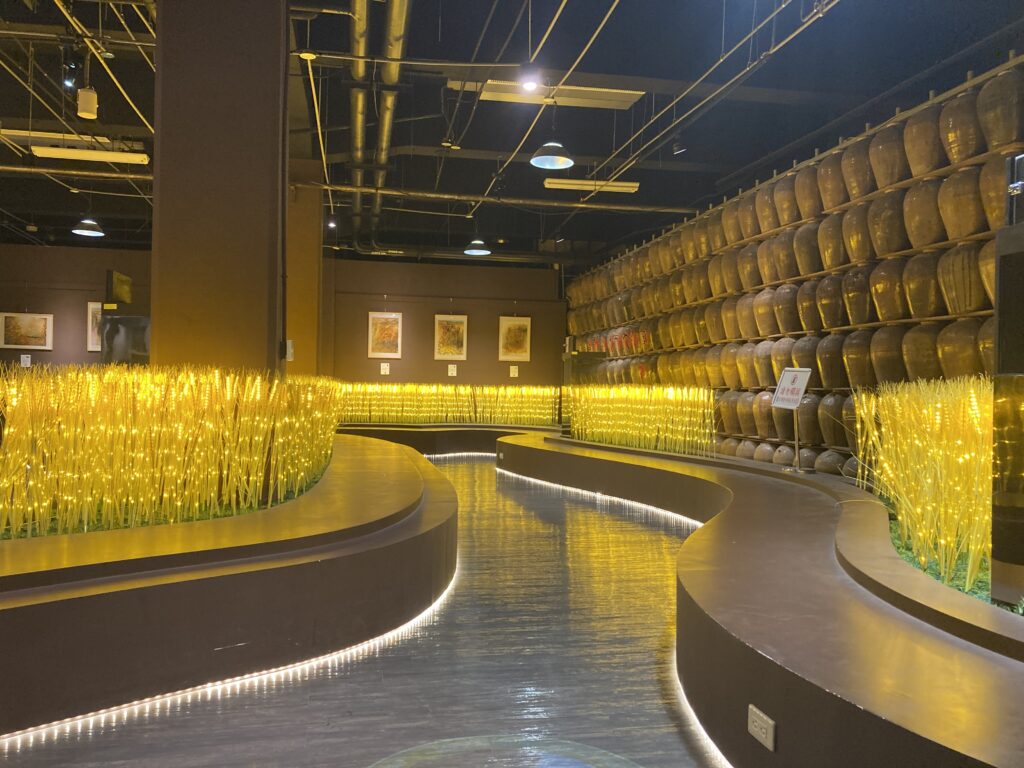 埔里酒廠的LED麥田
