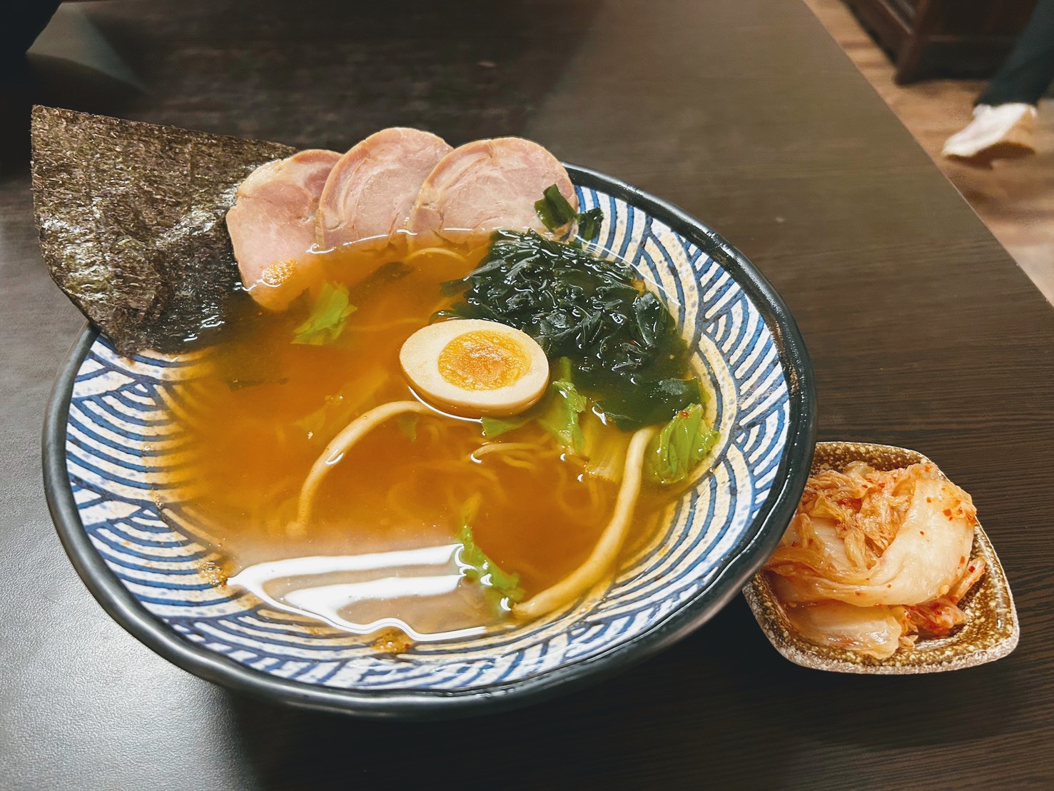 初八麵食堂的泡菜日式拉麵