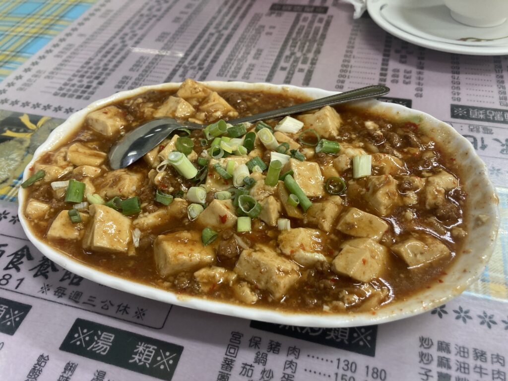 大眾化川菜麵食館的麻婆豆腐