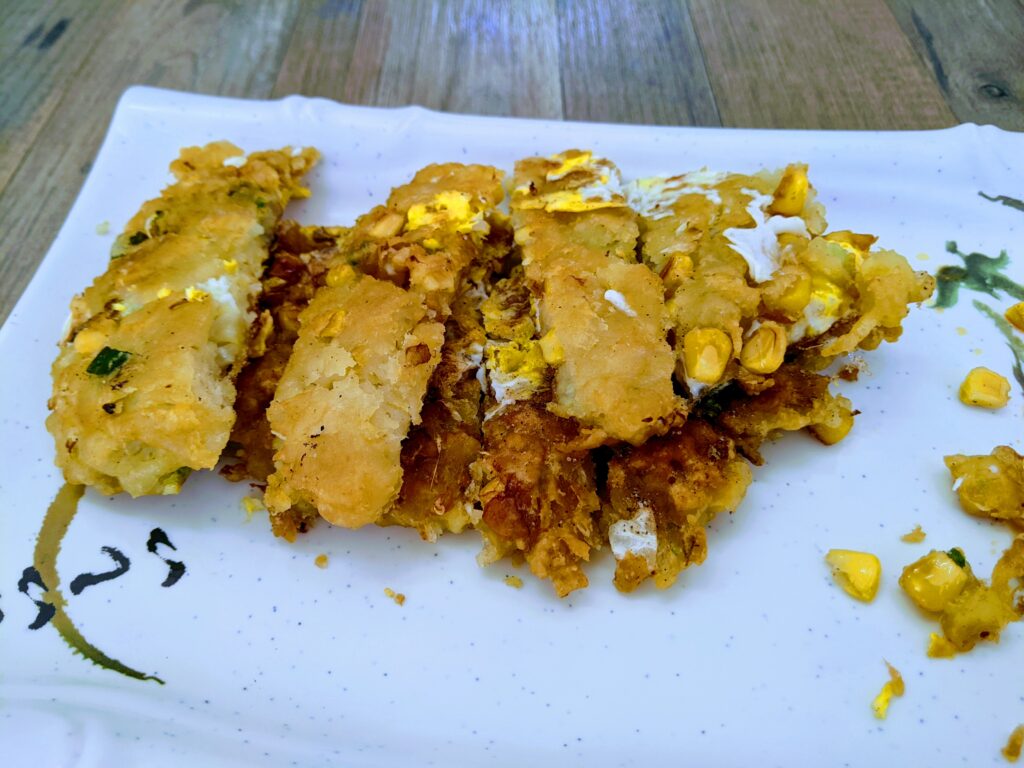 斗六蛋餅王的雙層粉漿大蛋餅