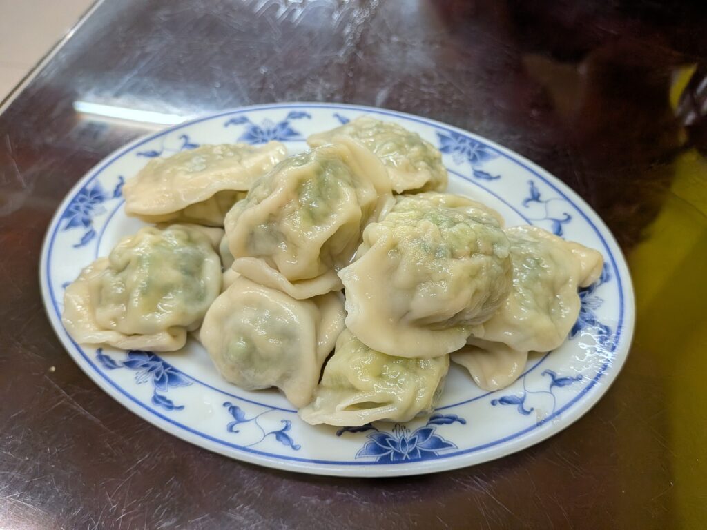 大牛川味麵食館的元寶餃子