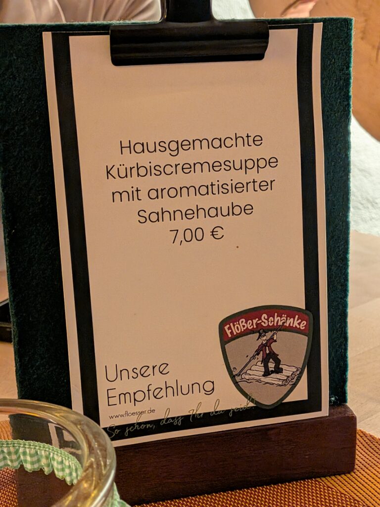 【德國黑森林美食】Flößer-Schänke:道地傳統料理與特色獵人烤肉 Flößer-Schänke的推薦菜單