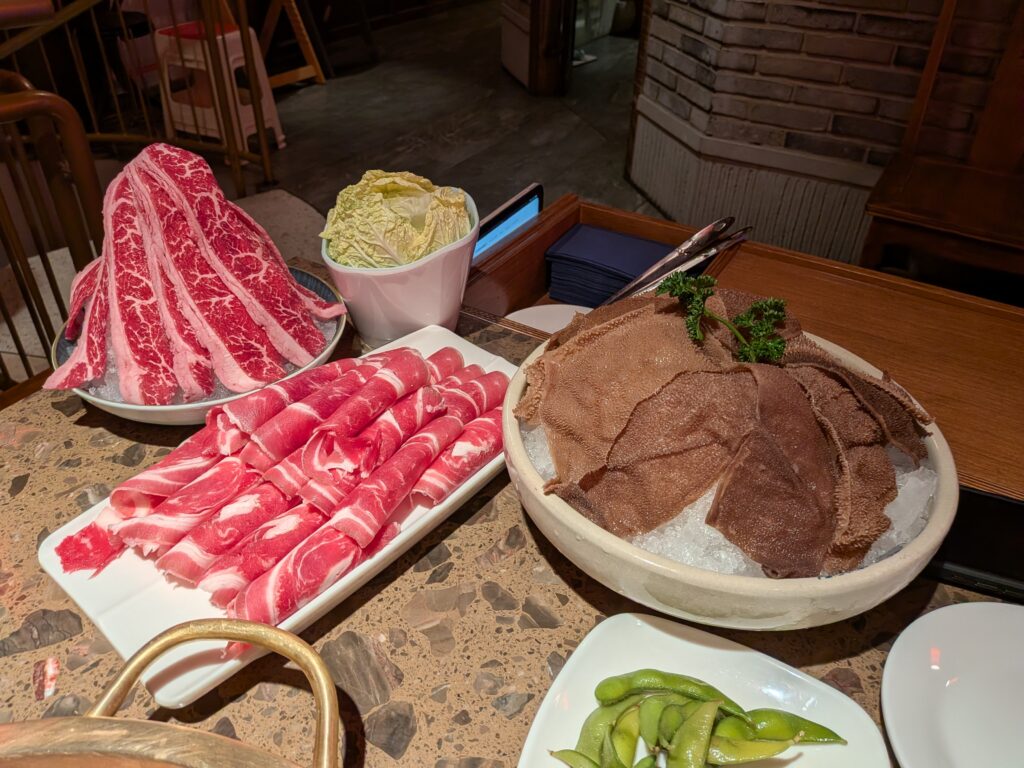 XiaoLongKan Hotpot的火鍋食材